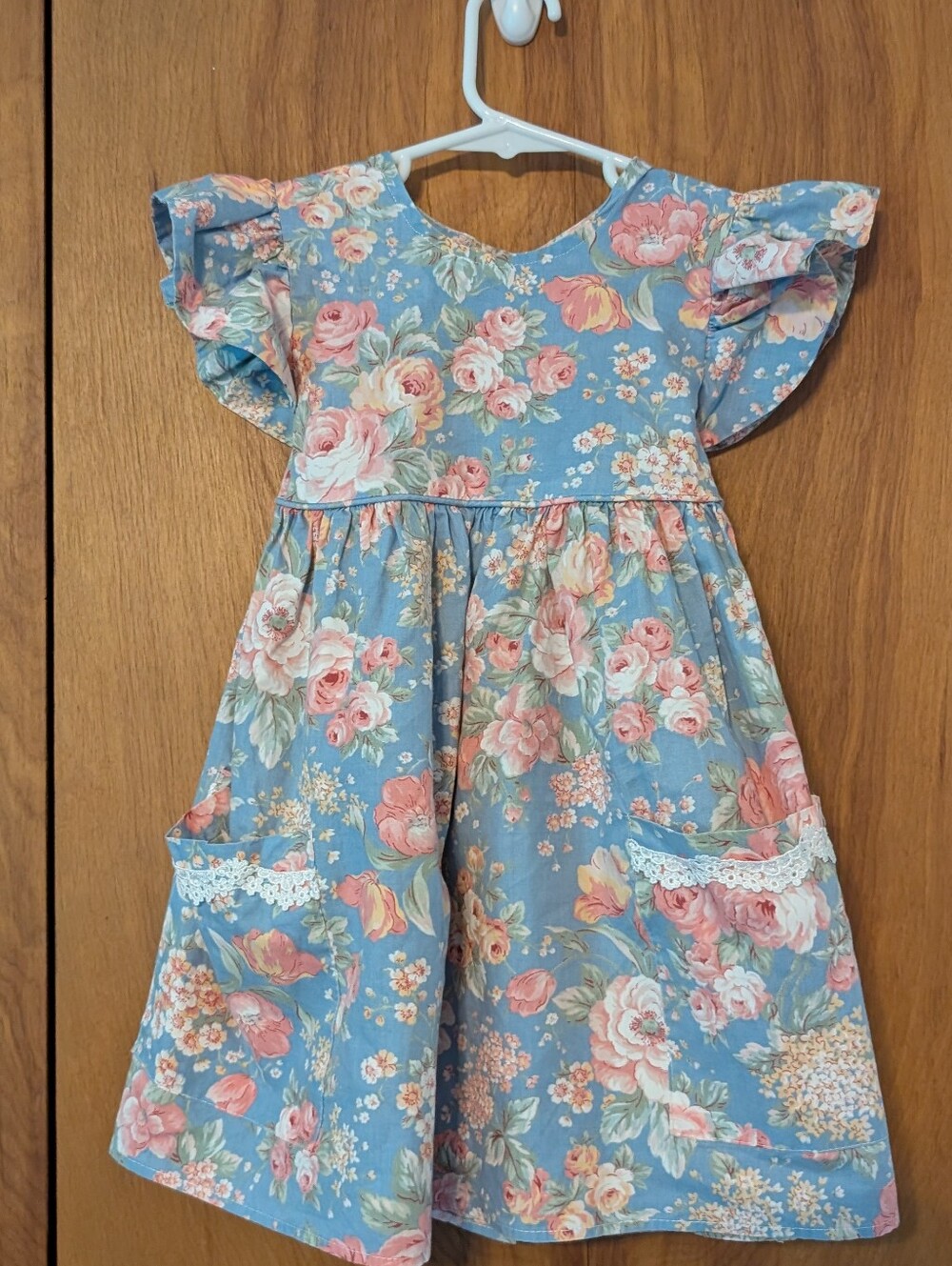 VINTAGE Anne Savoy Girls Floral Dress Size 4